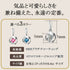 スワロフスキージルコニア シルバー ローズモチーフ レディース ネックレス FNK1030SL