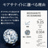 モアサナイト1ctシルバー925フリーサイズリングFR0101